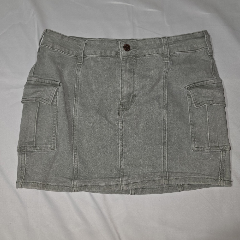 Sincerely Jules Cargo Mini Skirt Womens 9/28  Denim  Utility